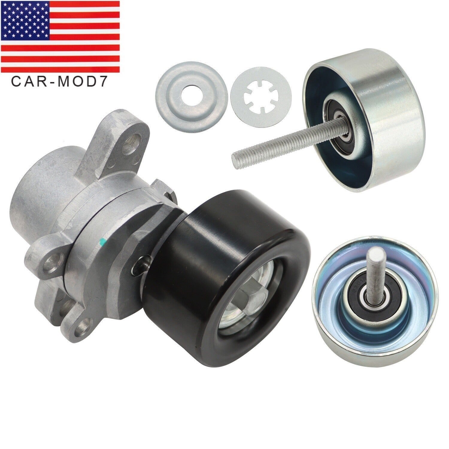3x Belt Tensioner & Pulley Kit for Nissan Altima Maxima Murano Quest