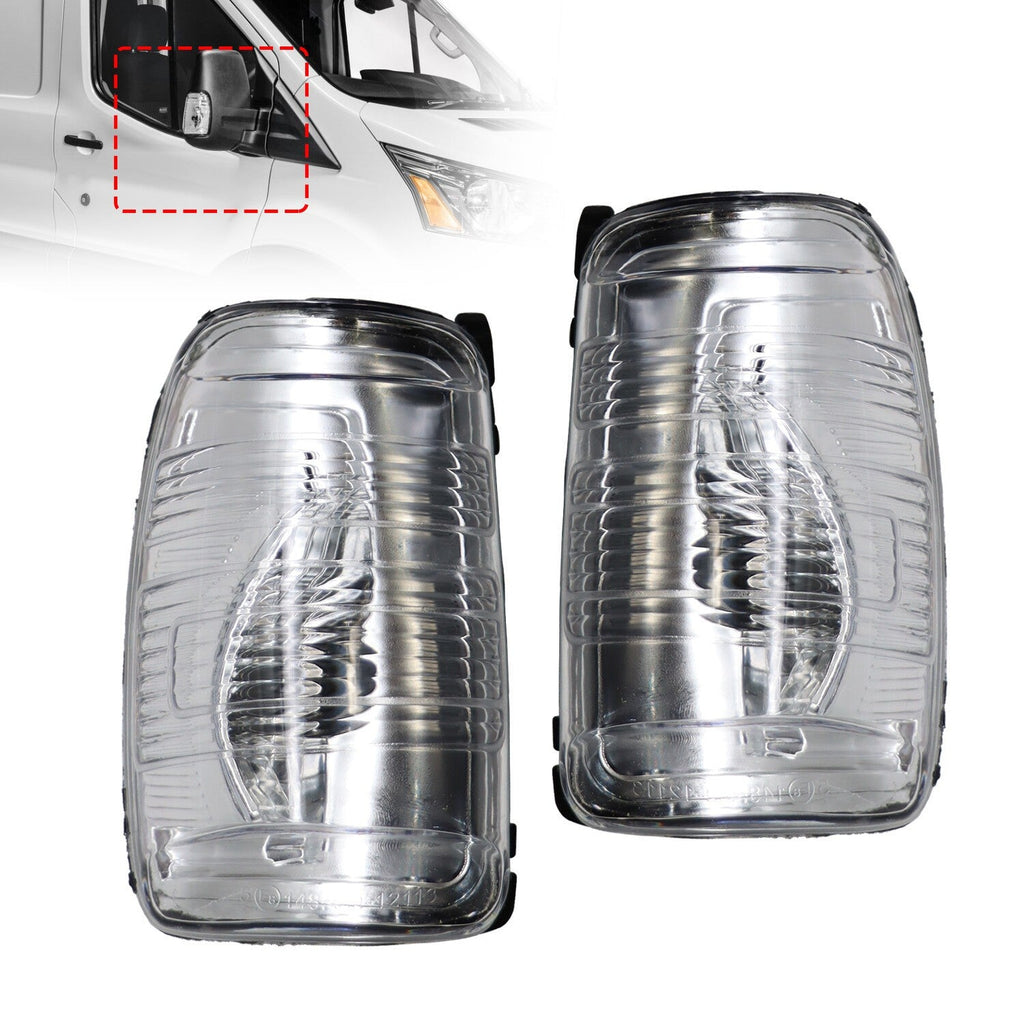 4Pcs Ford Transit 250 350HD 2015-21 Side Mirror Turn Signal Lights Left+Right