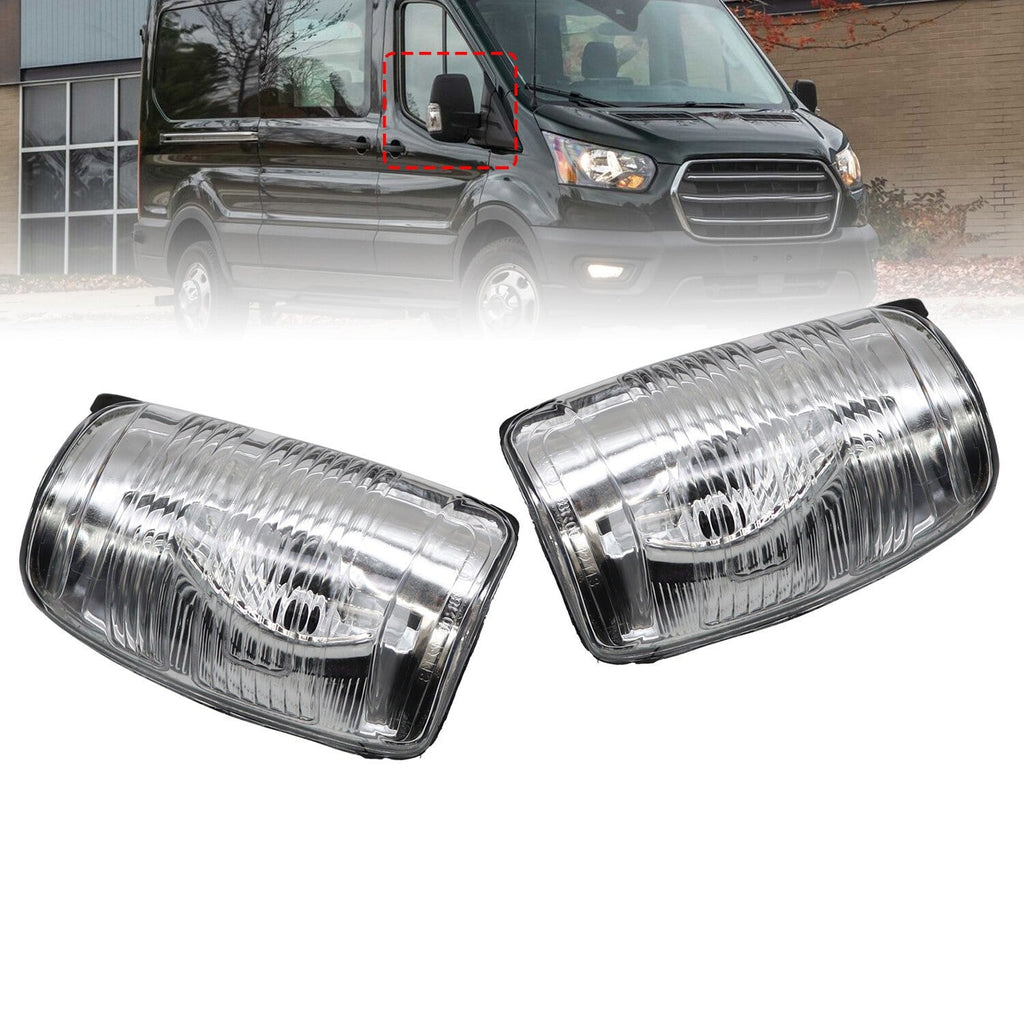4Pcs Ford Transit 250 350HD 2015-21 Side Mirror Turn Signal Lights Left+Right