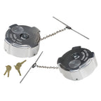 2x Locking Diesel Fuel Caps for 96-18 Freightliner Cascadia Columbia 03-37017-00