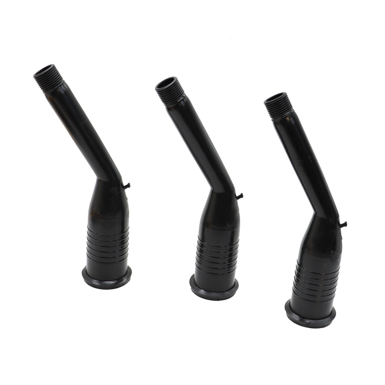 3-Pack Gas Can Spout Replacement Kit with Nozzles, Screw Collar & Vent Caps