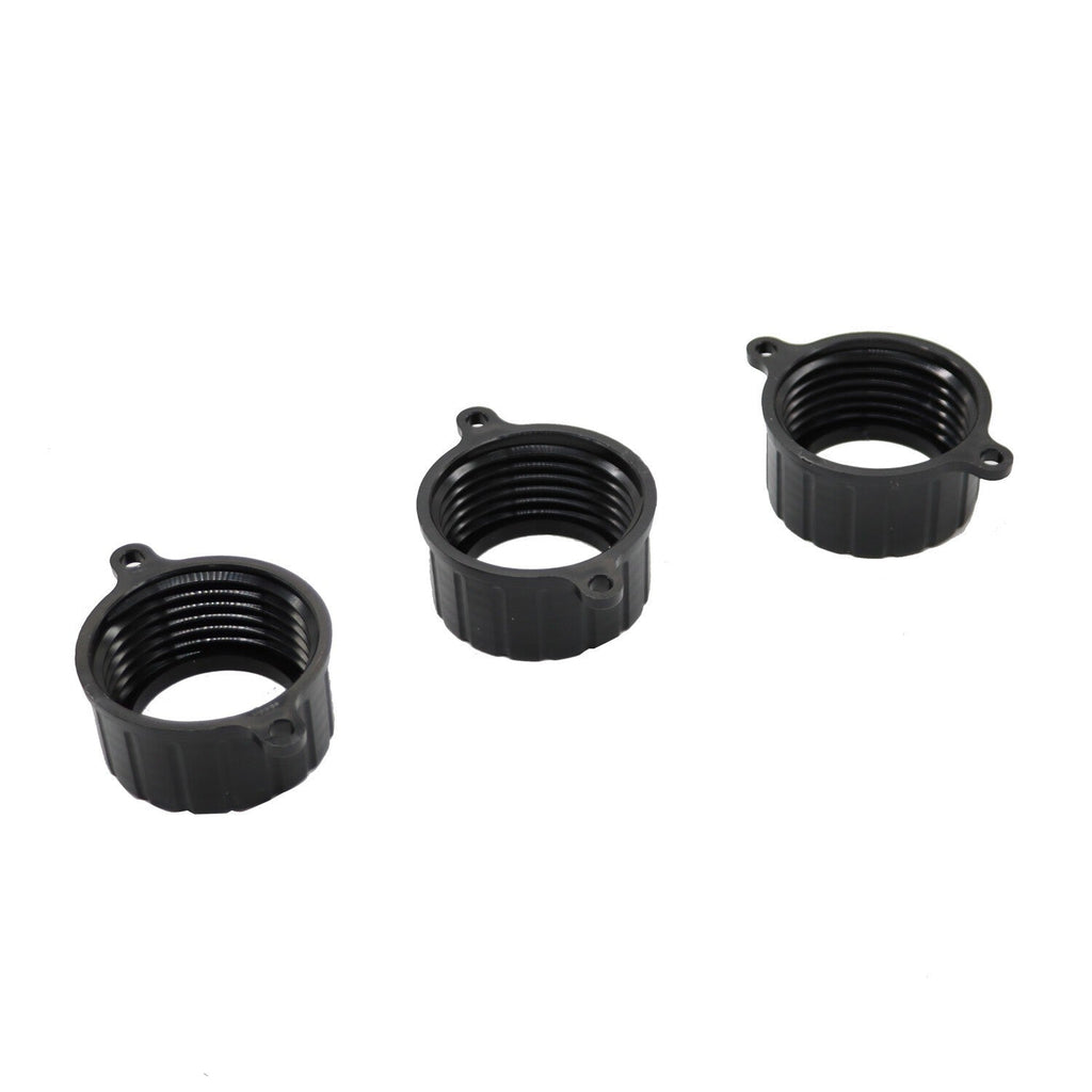 3-Pack Gas Can Spout Replacement Kit with Nozzles, Screw Collar & Vent Caps