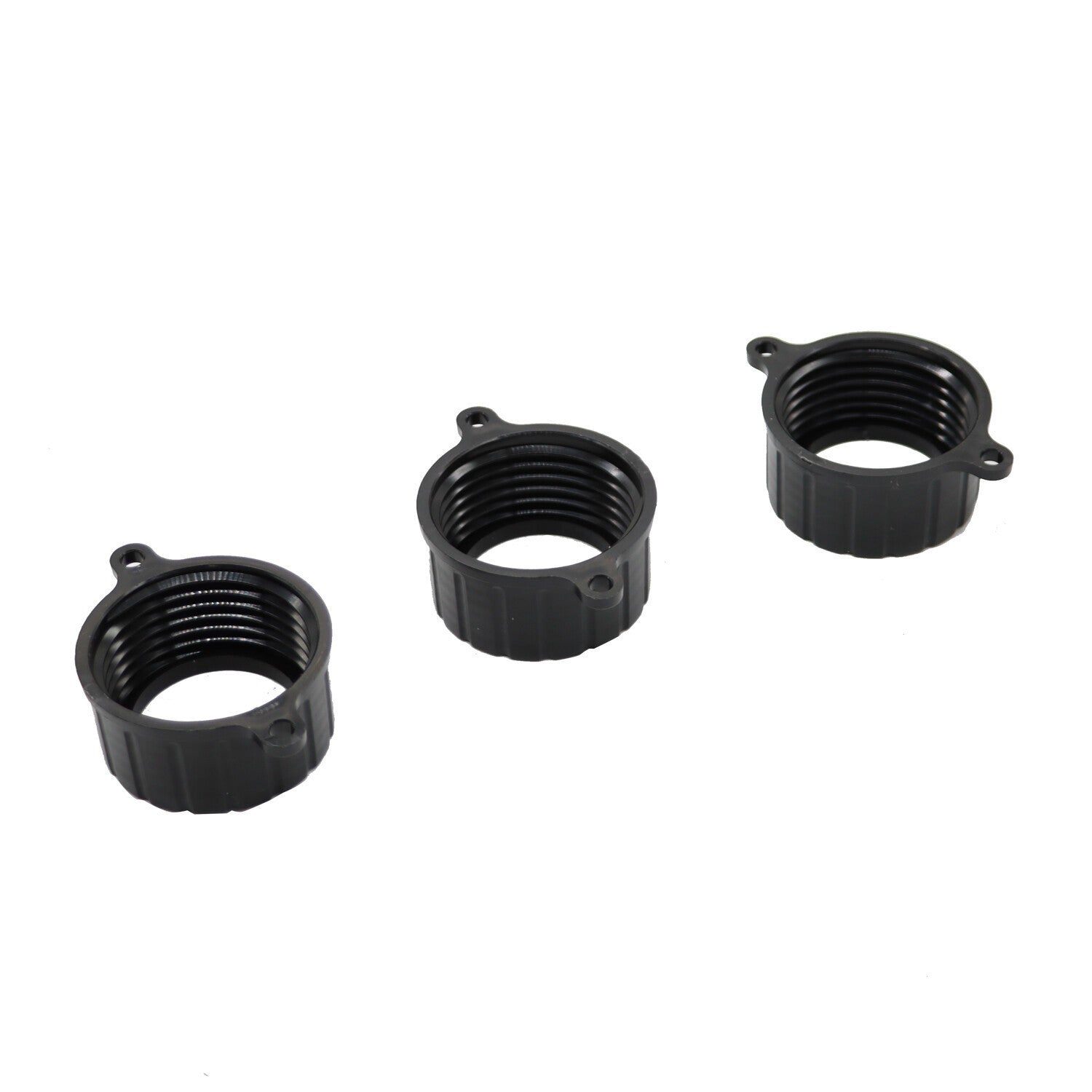 3-Pack Gas Can Spout Replacement Kit with Nozzles, Screw Collar & Vent Caps