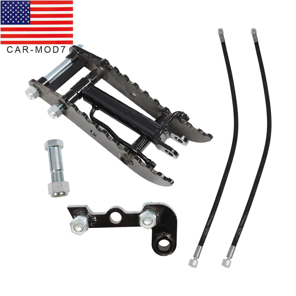 Hydraulic Thumb Clip Attachment 3-Hole for Mini Excavator Small Digger Crawler