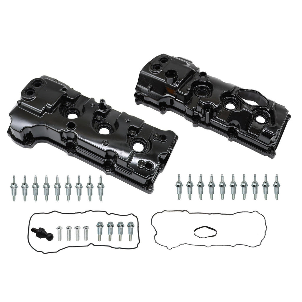 2x Aluminum Valve Covers Set for 13-16 Ford F-150 & 15-17 Expedition 3.5L Turbo