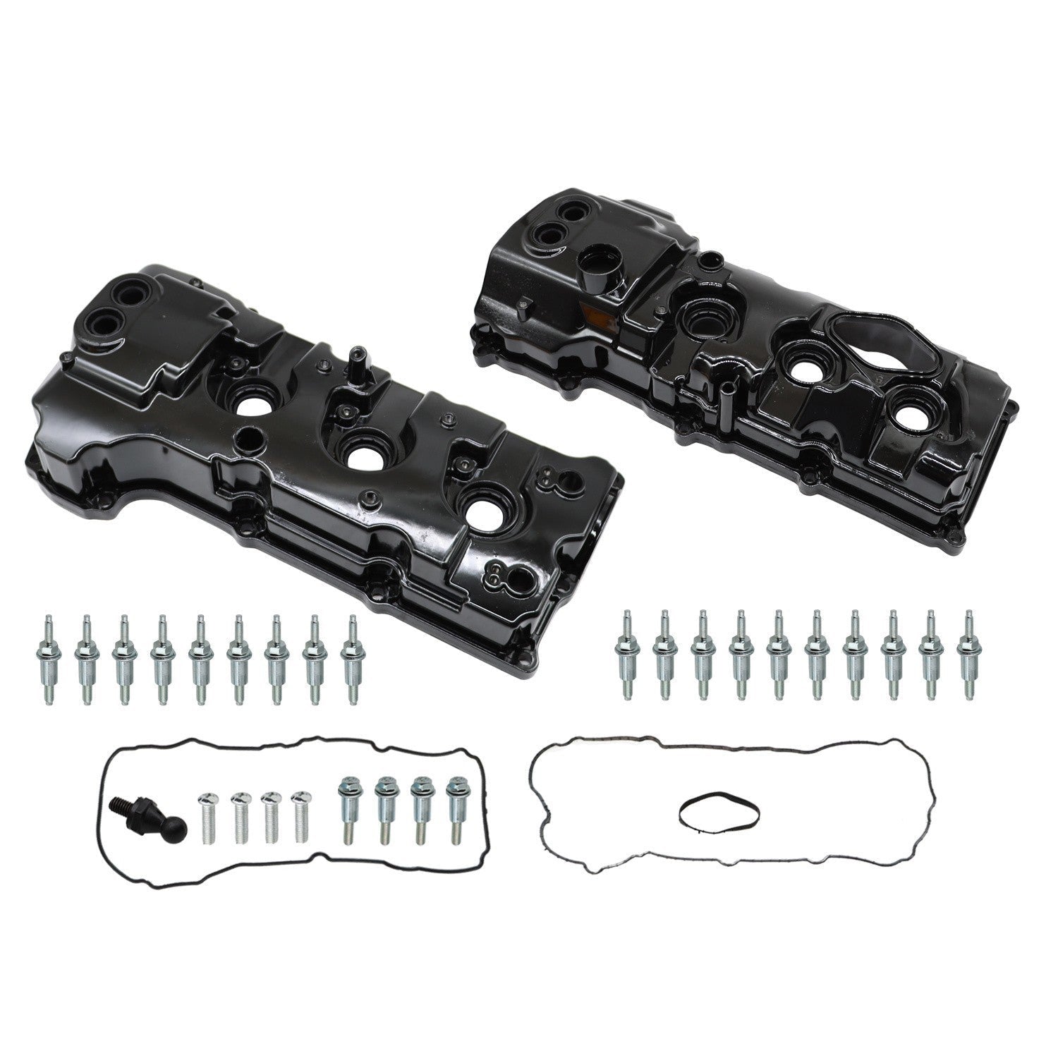 2x Aluminum Valve Covers Set for 13-16 Ford F-150 & 15-17 Expedition 3.5L Turbo
