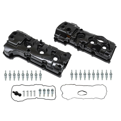 2x Aluminum Valve Covers Set for 13-16 Ford F-150 & 15-17 Expedition 3.5L Turbo