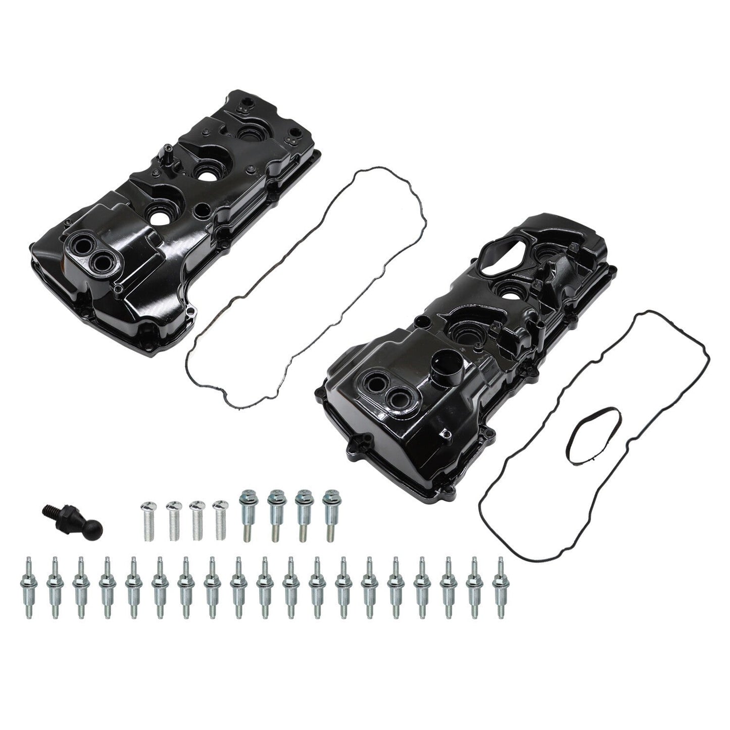 2x Aluminum Valve Covers Set for 13-16 Ford F-150 & 15-17 Expedition 3.5L Turbo