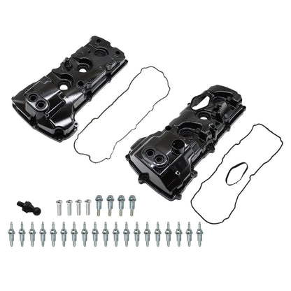 2x Aluminum Valve Covers Set for 13-16 Ford F-150 & 15-17 Expedition 3.5L Turbo