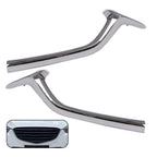 2Pcs Front Bumper Grille Chrome Trim Left & Right for Mazda CX-5 2017-2021