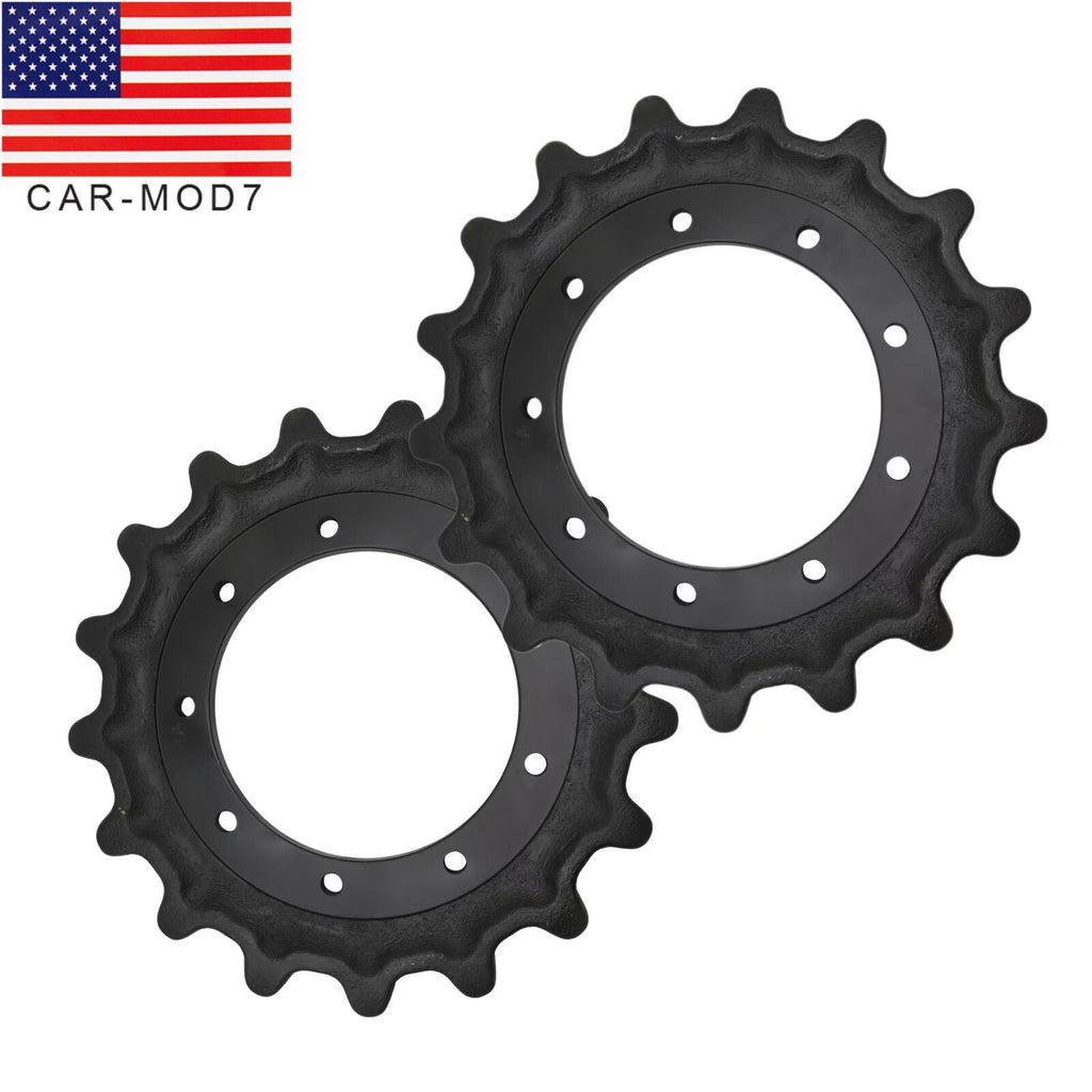 2x Rear Sprocket 17 Teeth Undercarriage Part for Kubota SVL90 SVL95 SVL97