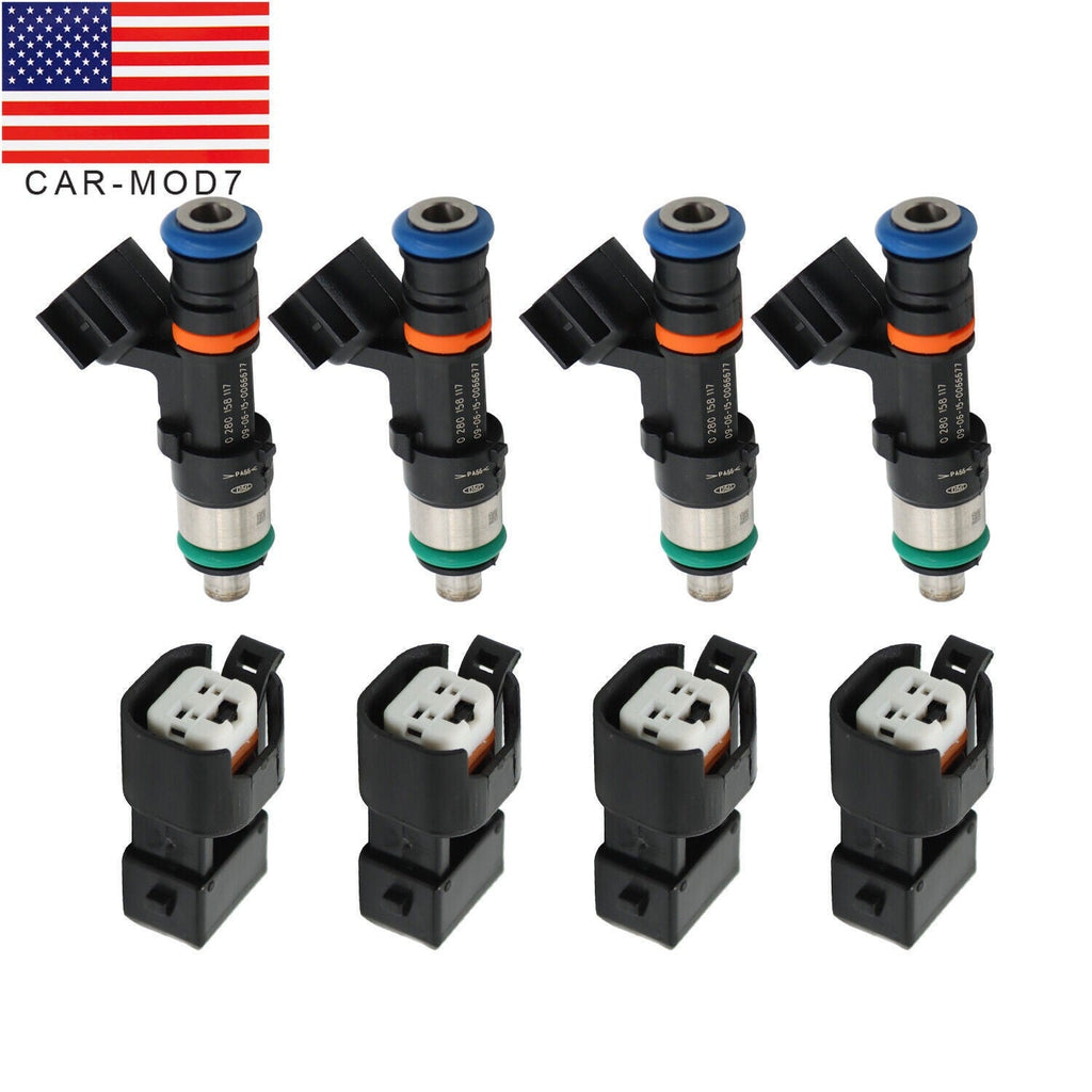 4PCS 52lb 550cc EV14 Fuel Injectors for Audi A4 Golf Jetta Passat 1.8L NEW