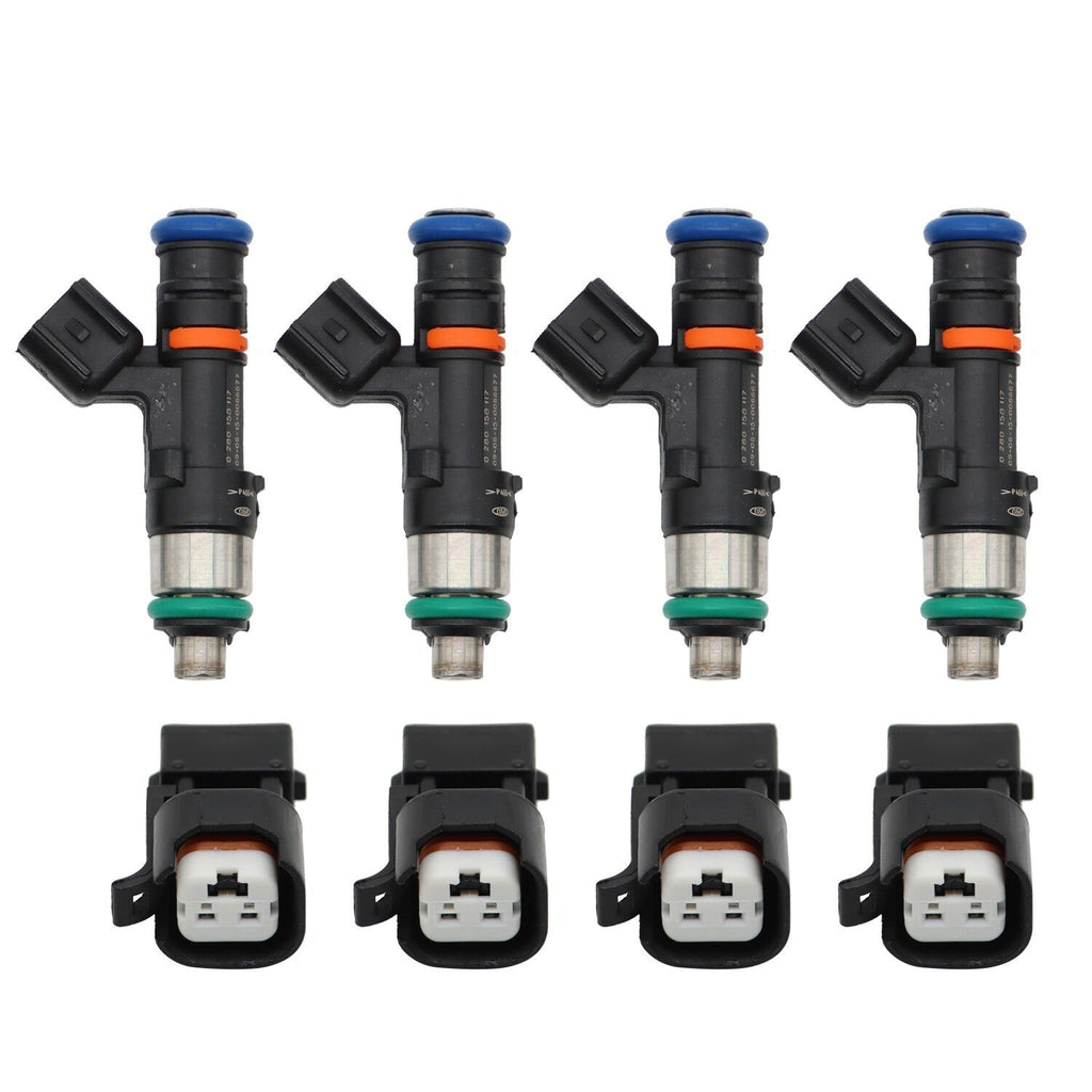 4PCS 52lb 550cc EV14 Fuel Injectors for Audi A4 Golf Jetta Passat 1.8L NEW