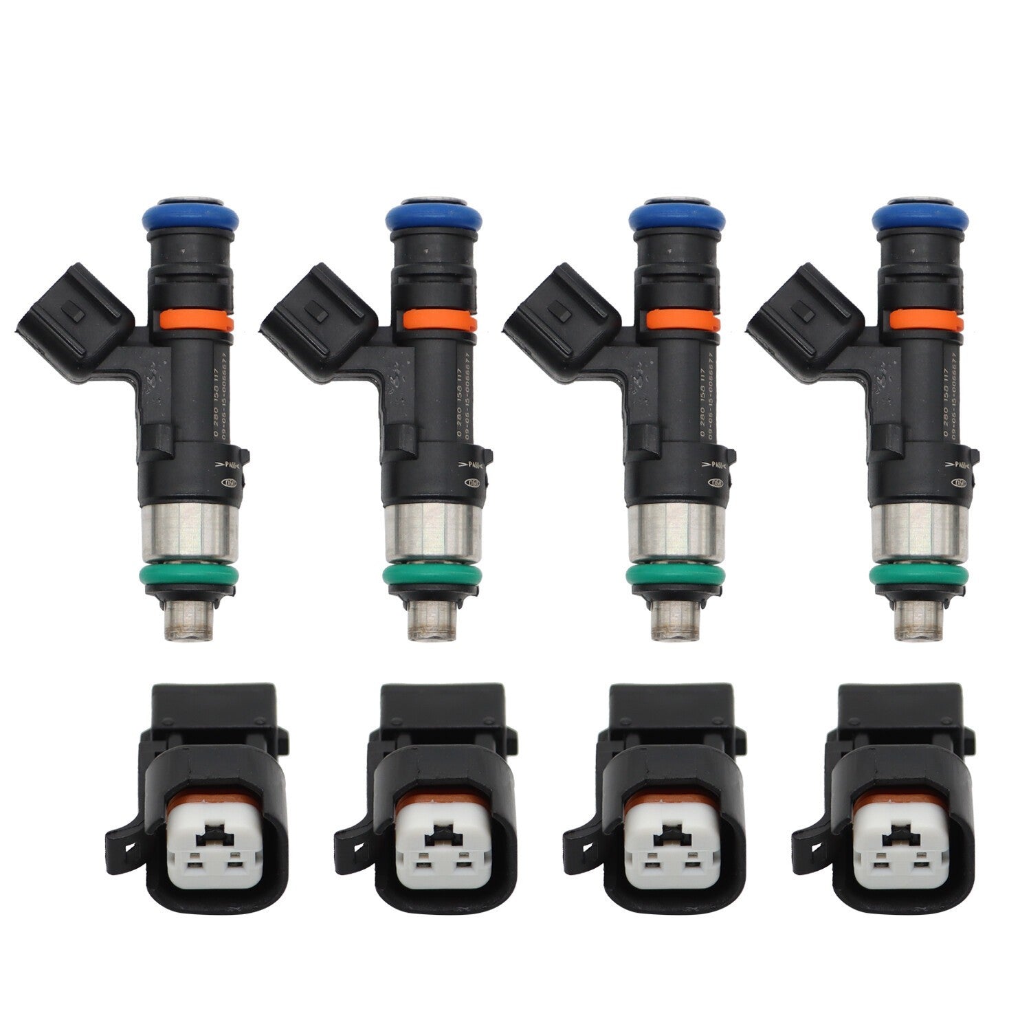 4PCS 52lb 550cc EV14 Fuel Injectors for Audi A4 Golf Jetta Passat 1.8L NEW