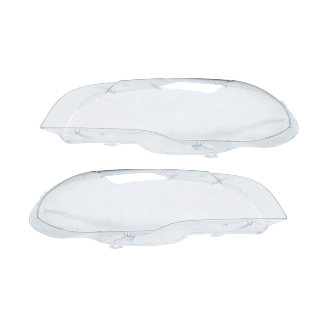 2x Front Headlight Covers Left Right BMW X5 E70 2008-2013 Clear Lamps