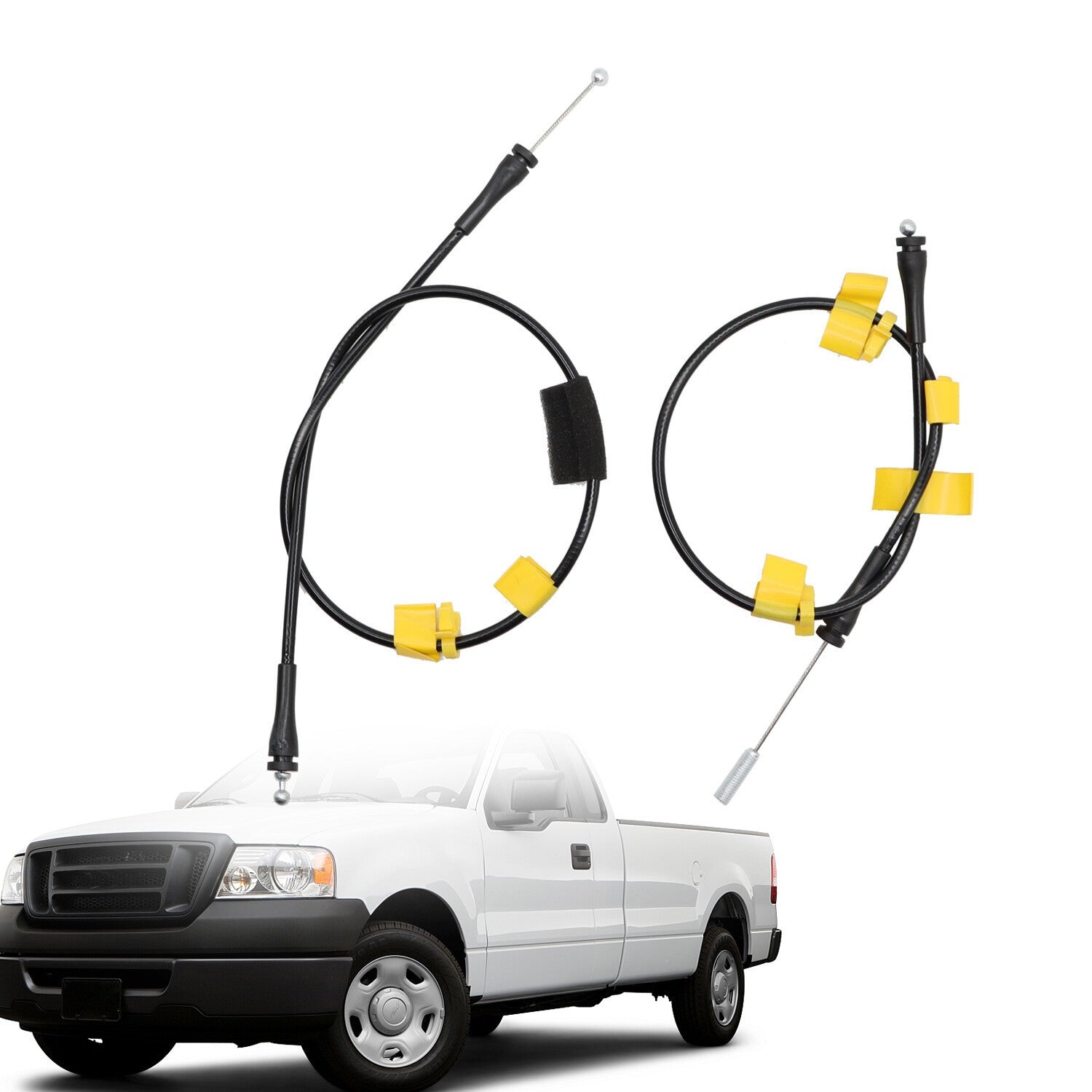 2x Rear Side Door Latch Release Cable for Ford F-150 2004-2008 Extended Cab