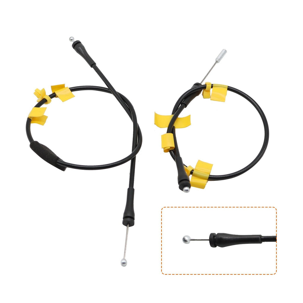 2x Rear Side Door Latch Release Cable for Ford F-150 2004-2008 Extended Cab