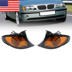 2x Amber Corner Parking Turn Signal Lights for BMW 3 Series E46 2002-2005