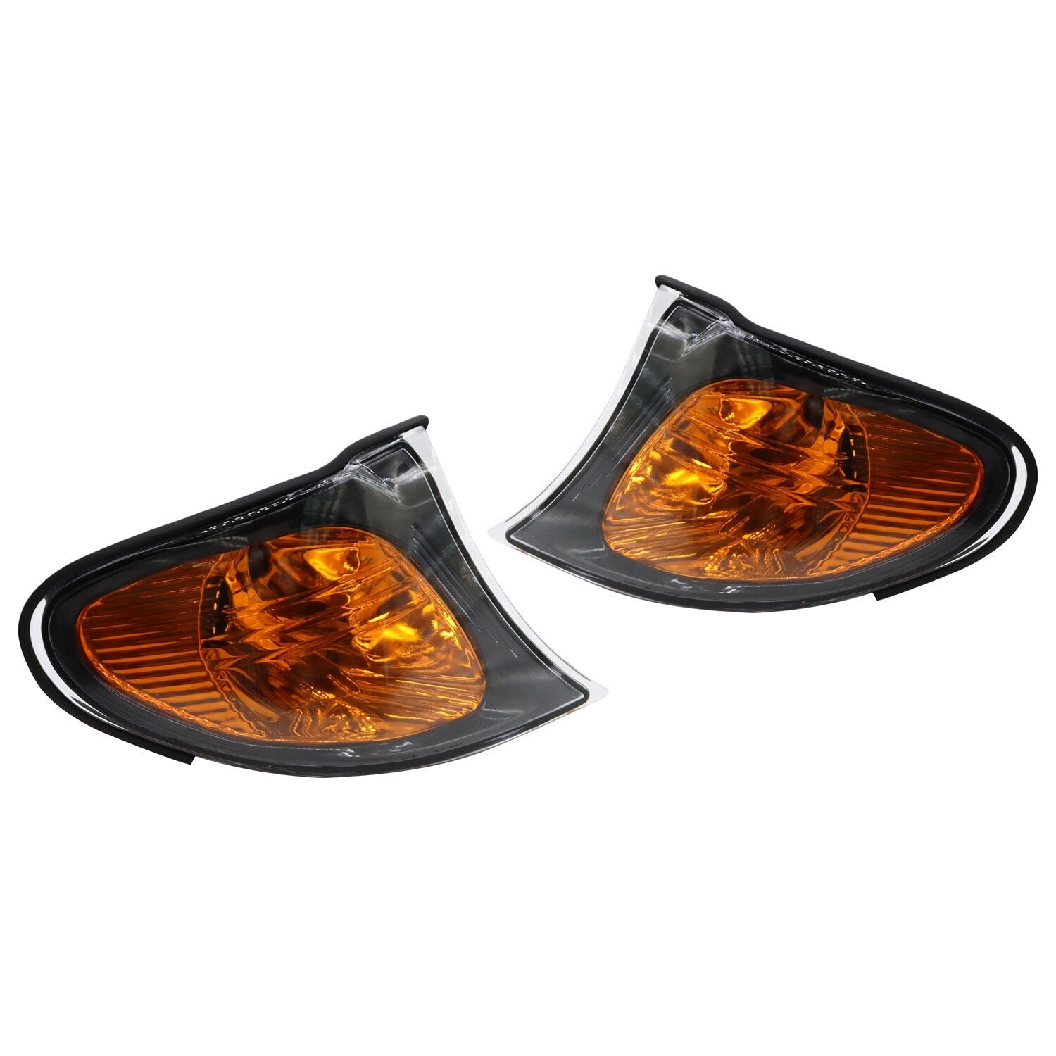 2x Amber Corner Parking Turn Signal Lights for BMW 3 Series E46 2002-2005