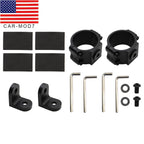 2X RZR 4WD LED Whip Light Bar Mount Brackets for 1.75"-2" Rollbar UTV ATV