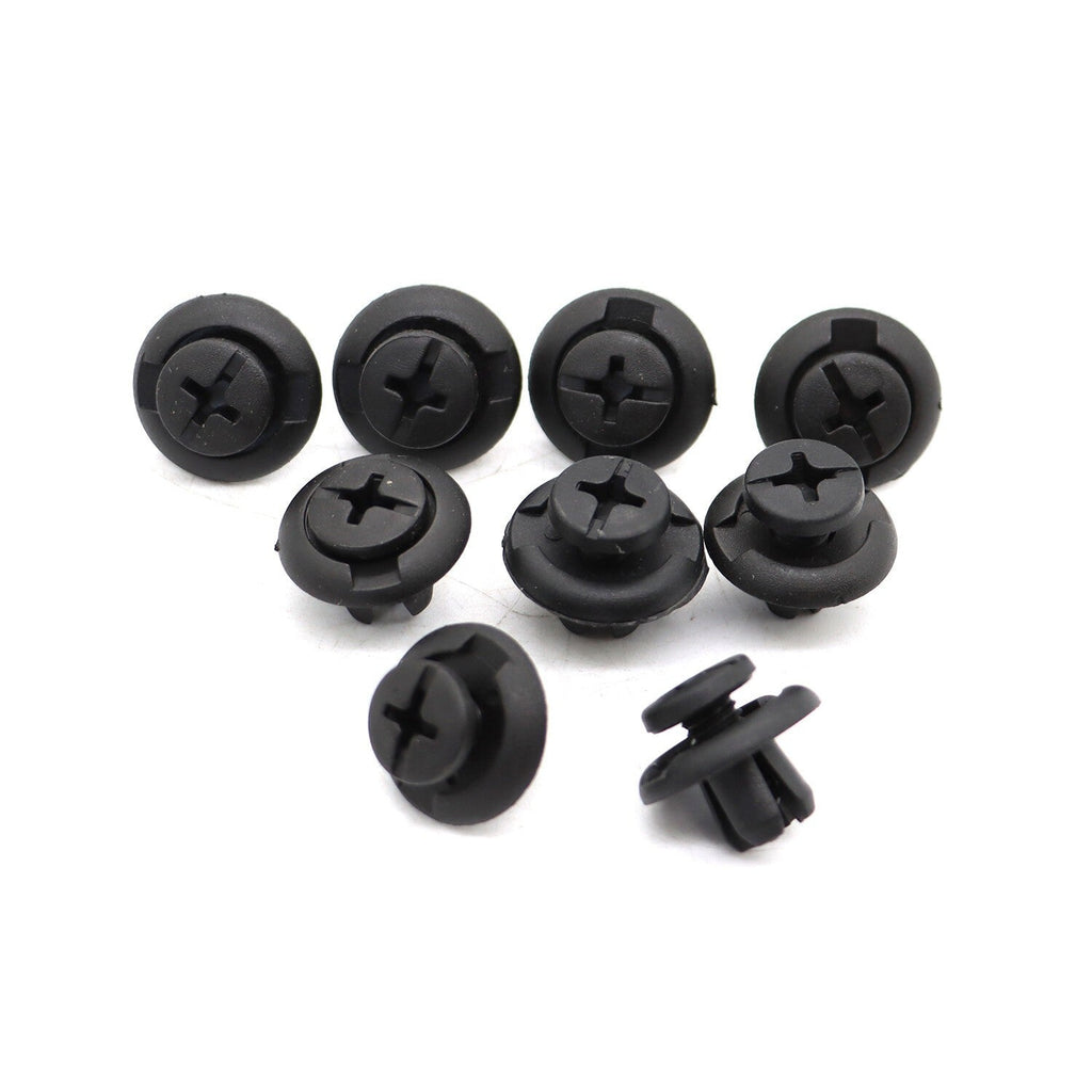 40X Car Body Rivet Push Pin Bumper Fender Retainer Trim Moulding Clips Kit