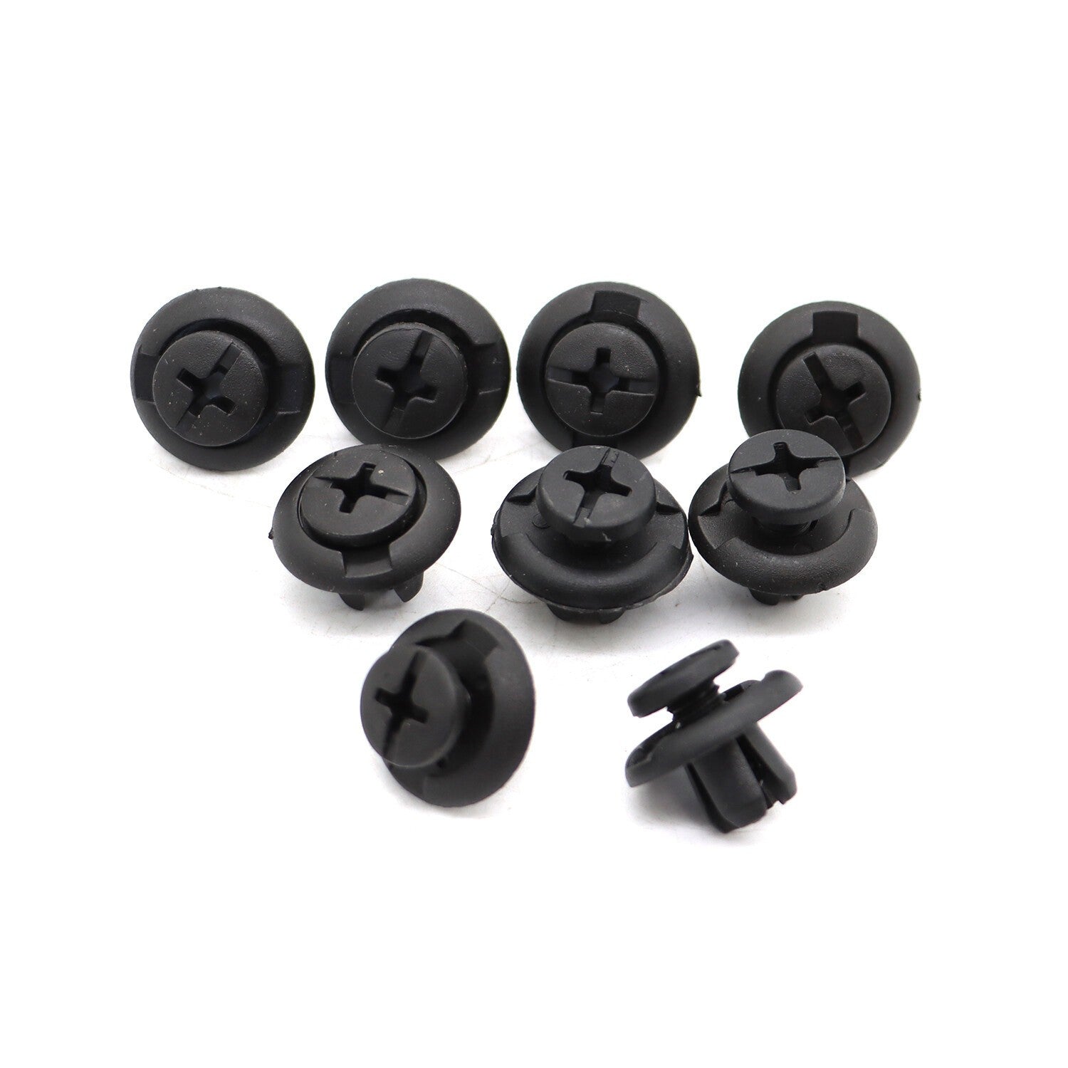 40X Car Body Rivet Push Pin Bumper Fender Retainer Trim Moulding Clips Kit