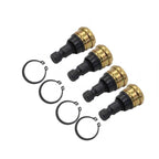 4 Pack Ball Joint Polaris 7061220 RZR XP 900 570 Ranger 800 Upper Lower USA