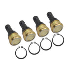 4 Pack Ball Joint Polaris 7061220 RZR XP 900 570 Ranger 800 Upper Lower USA