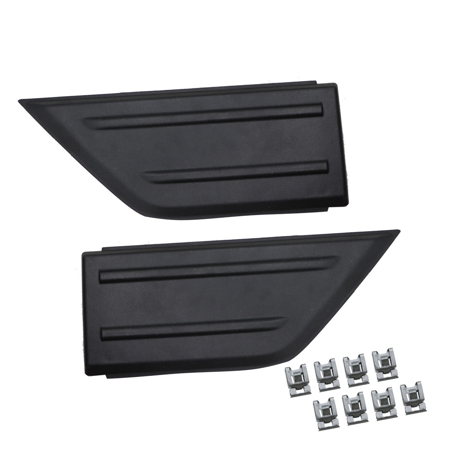2X Waterproof Front Bumper Corner Trim Covers for 2021-2023 Ford F-150 F150