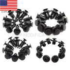 40Pcs Car Body Rivet Push Pin Plastic Fastener Bumper Fender Trim Clips