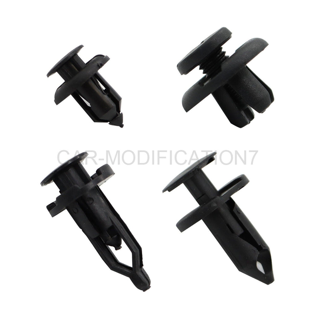 40Pcs Car Body Rivet Push Pin Plastic Fastener Bumper Fender Trim Clips