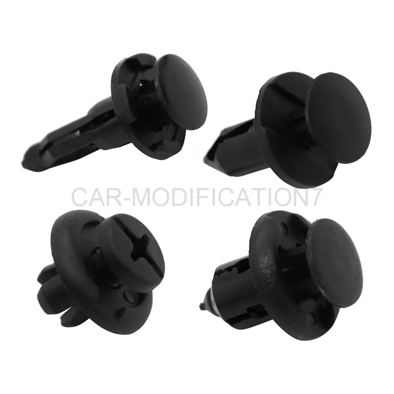 40Pcs Car Body Rivet Push Pin Plastic Fastener Bumper Fender Trim Clips