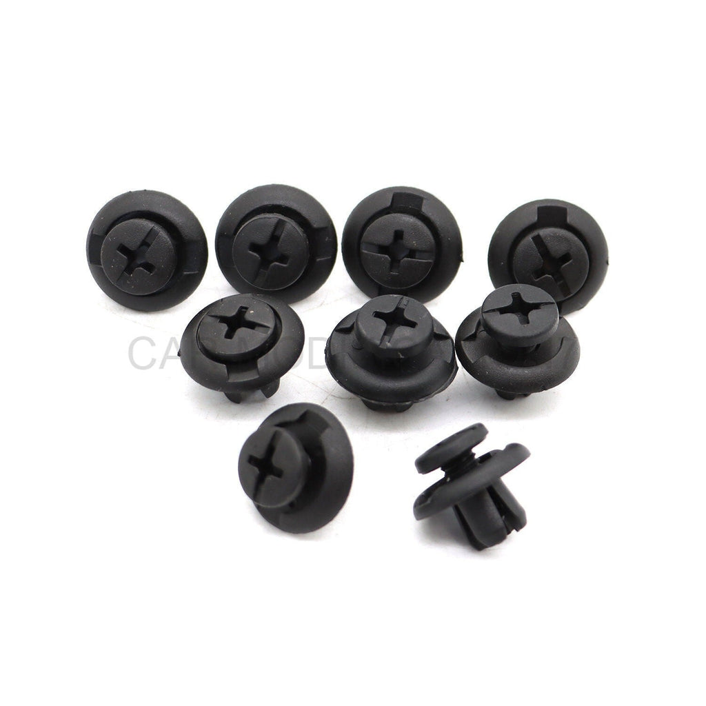 40Pcs Car Body Rivet Push Pin Plastic Fastener Bumper Fender Trim Clips