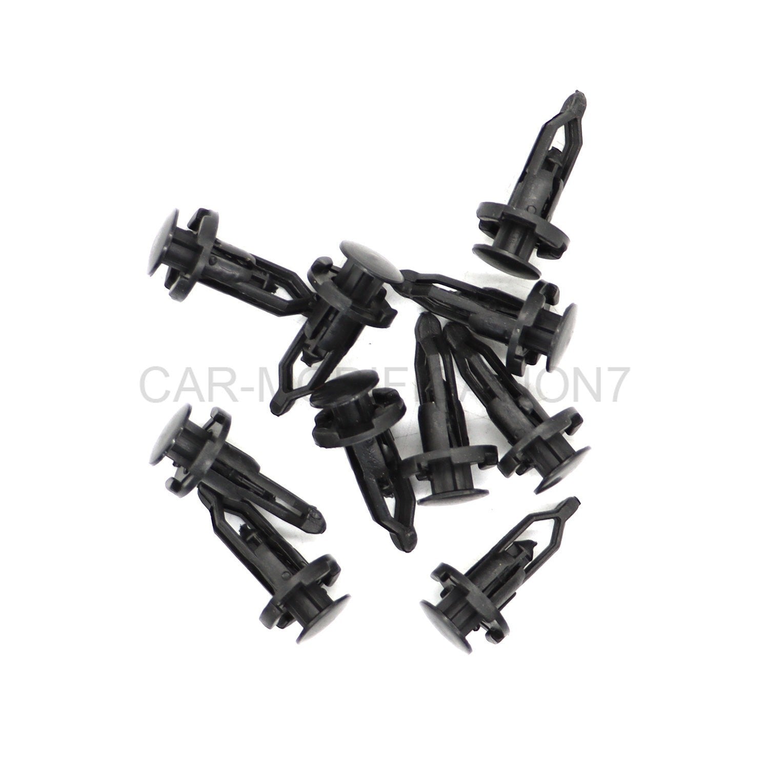 40Pcs Car Body Rivet Push Pin Plastic Fastener Bumper Fender Trim Clips