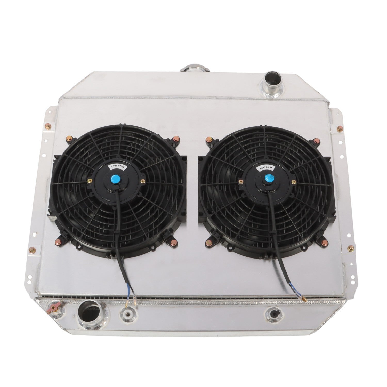 4-Row Radiator & Shroud Fan for 1966-79 Ford Bronco F100 F150 F250 F350 V8