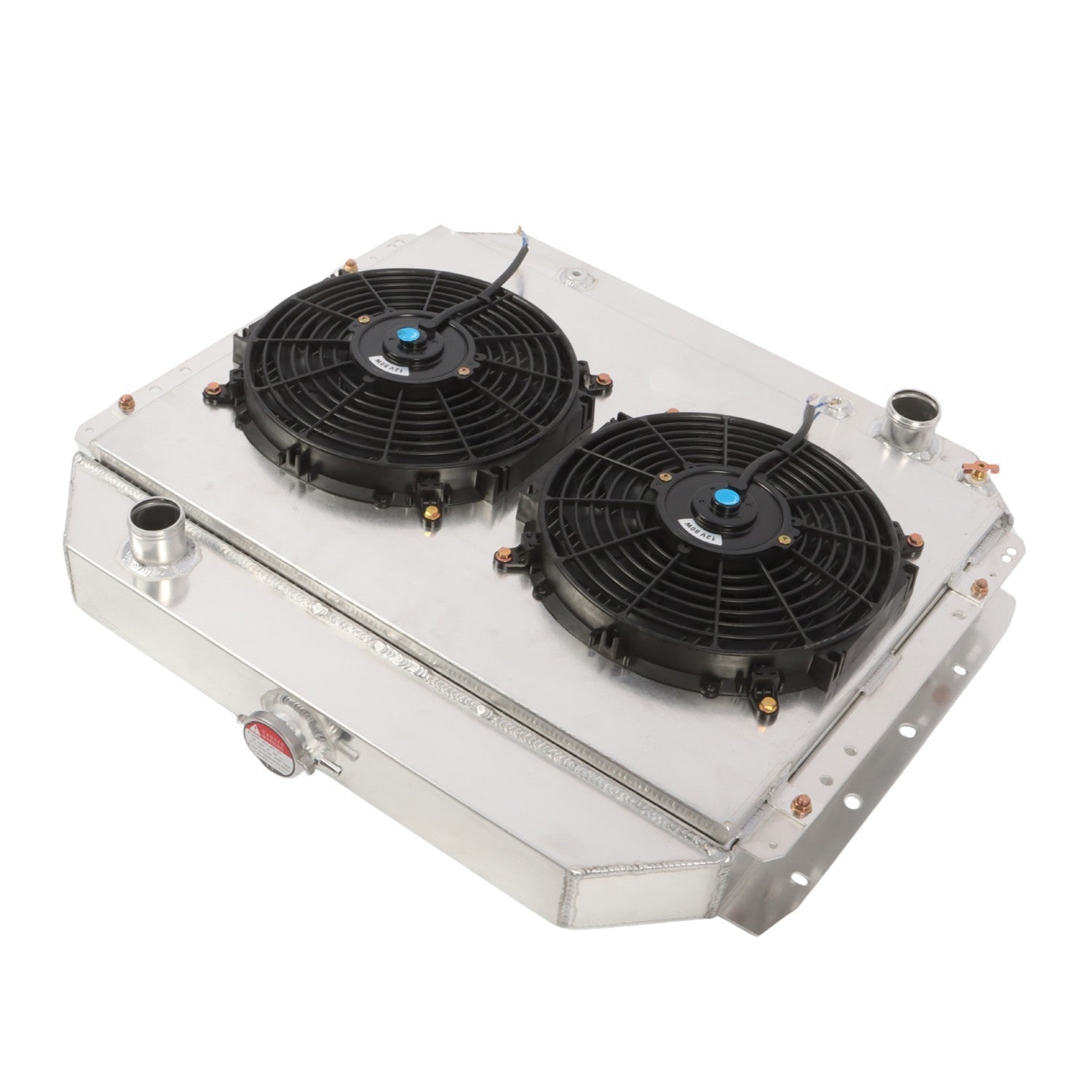 4-Row Radiator & Shroud Fan for 1966-79 Ford Bronco F100 F150 F250 F350 V8