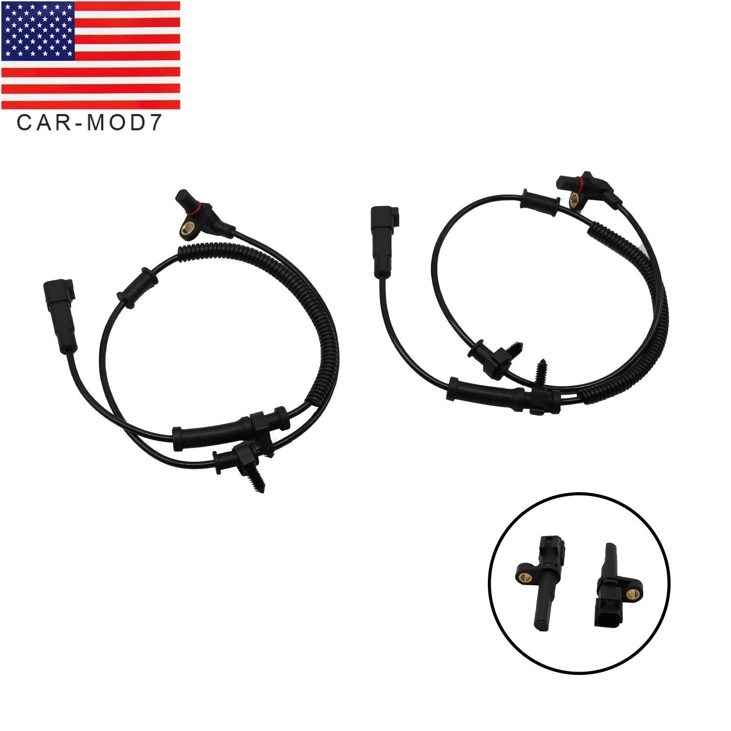 4Pcs ABS Wheel Speed Sensors Front Rear L/R for 2010-2012 Dodge RAM 1500