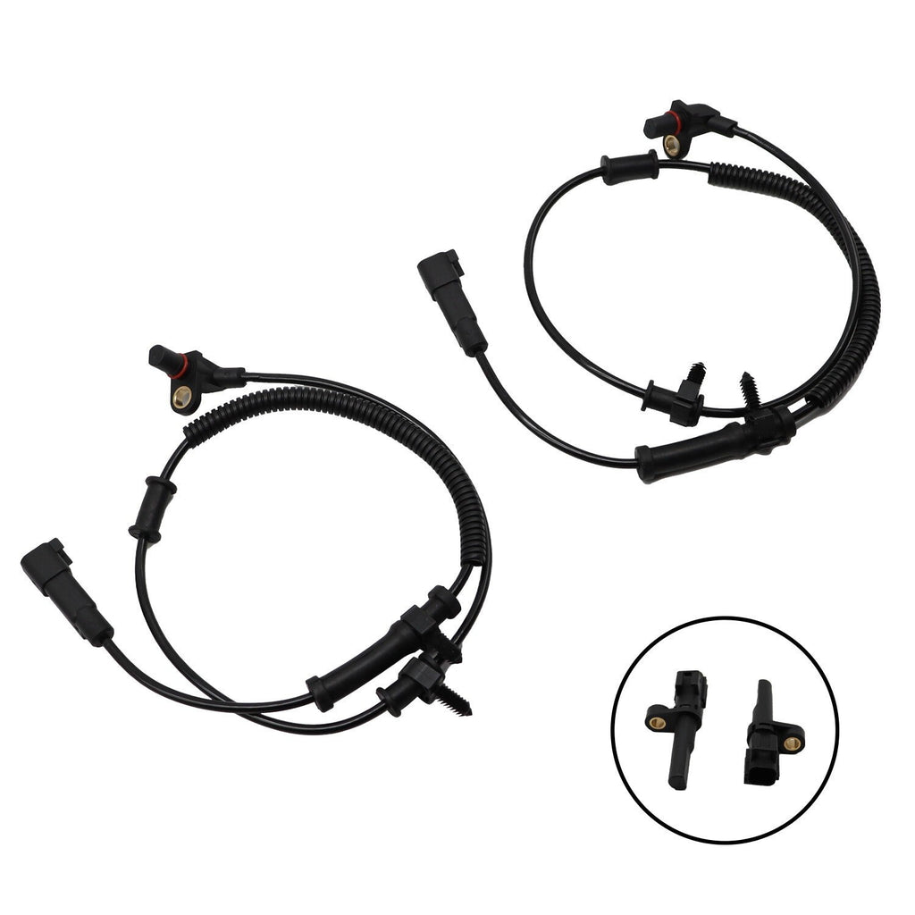 4Pcs ABS Wheel Speed Sensors Front Rear L/R for 2010-2012 Dodge RAM 1500