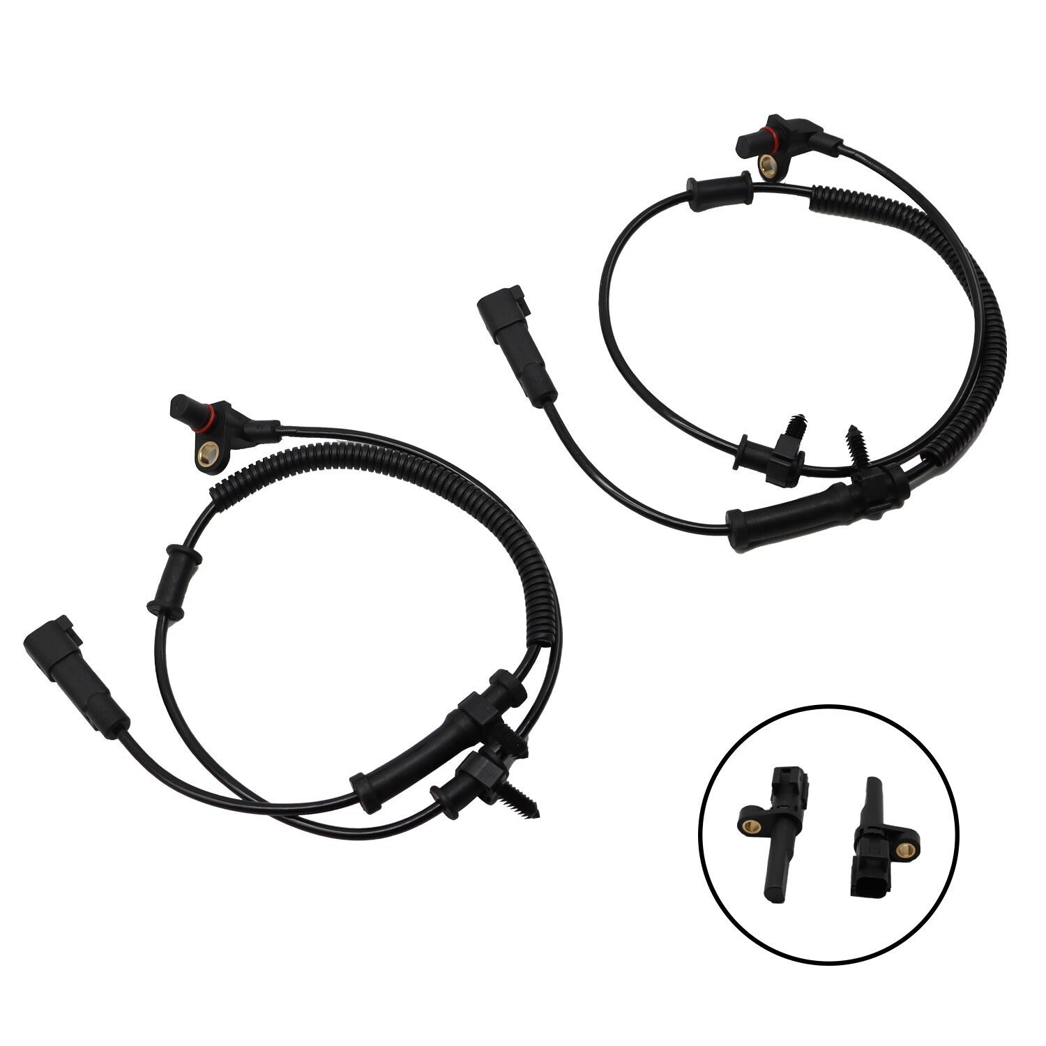 4Pcs ABS Wheel Speed Sensors Front Rear L/R for 2010-2012 Dodge RAM 1500
