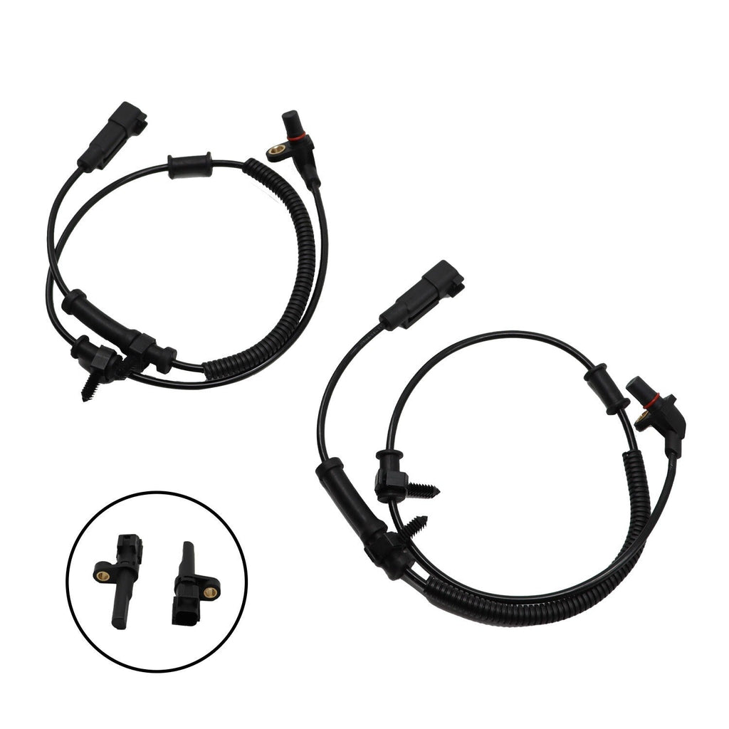 4Pcs ABS Wheel Speed Sensors Front Rear L/R for 2010-2012 Dodge RAM 1500