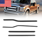 4Pc Car Window Felt Trim Seal for 99-16 Ford F250 F350 F450 F81Z 2625596AA