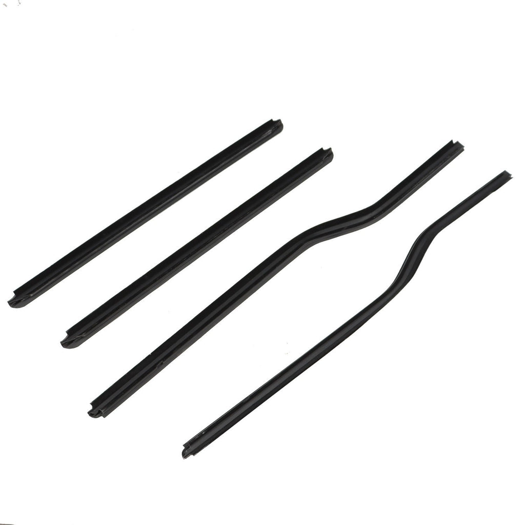 4Pc Car Window Felt Trim Seal for 99-16 Ford F250 F350 F450 F81Z 2625596AA