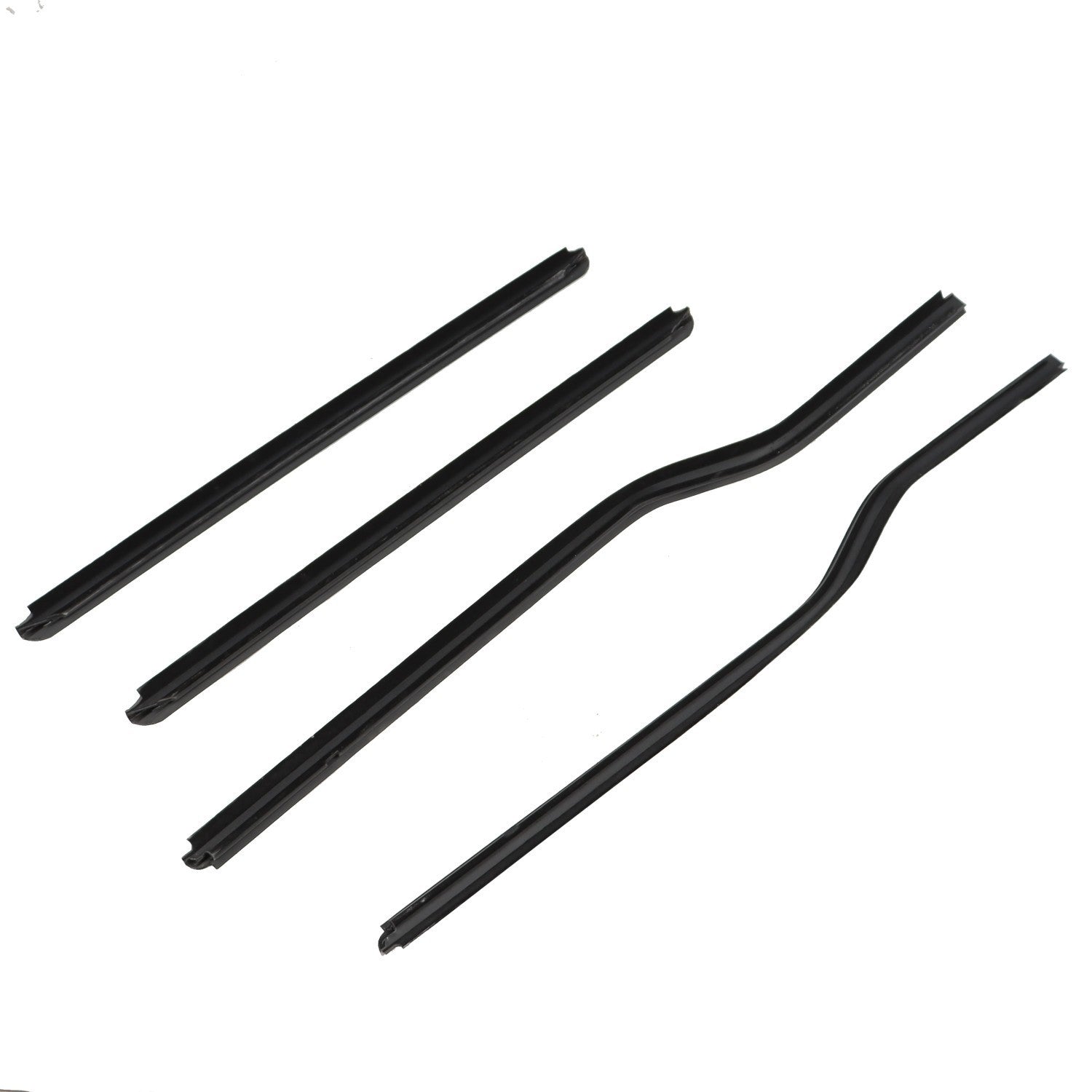 4Pc Car Window Felt Trim Seal for 99-16 Ford F250 F350 F450 F81Z 2625596AA