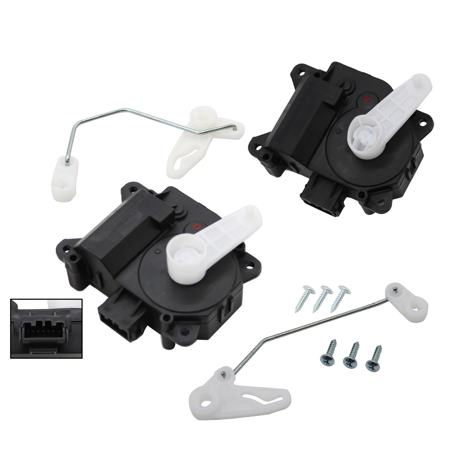 2pcs Heater Blend Door Actuator for 07-15 Ford Edge & MKX Before 12/24/14