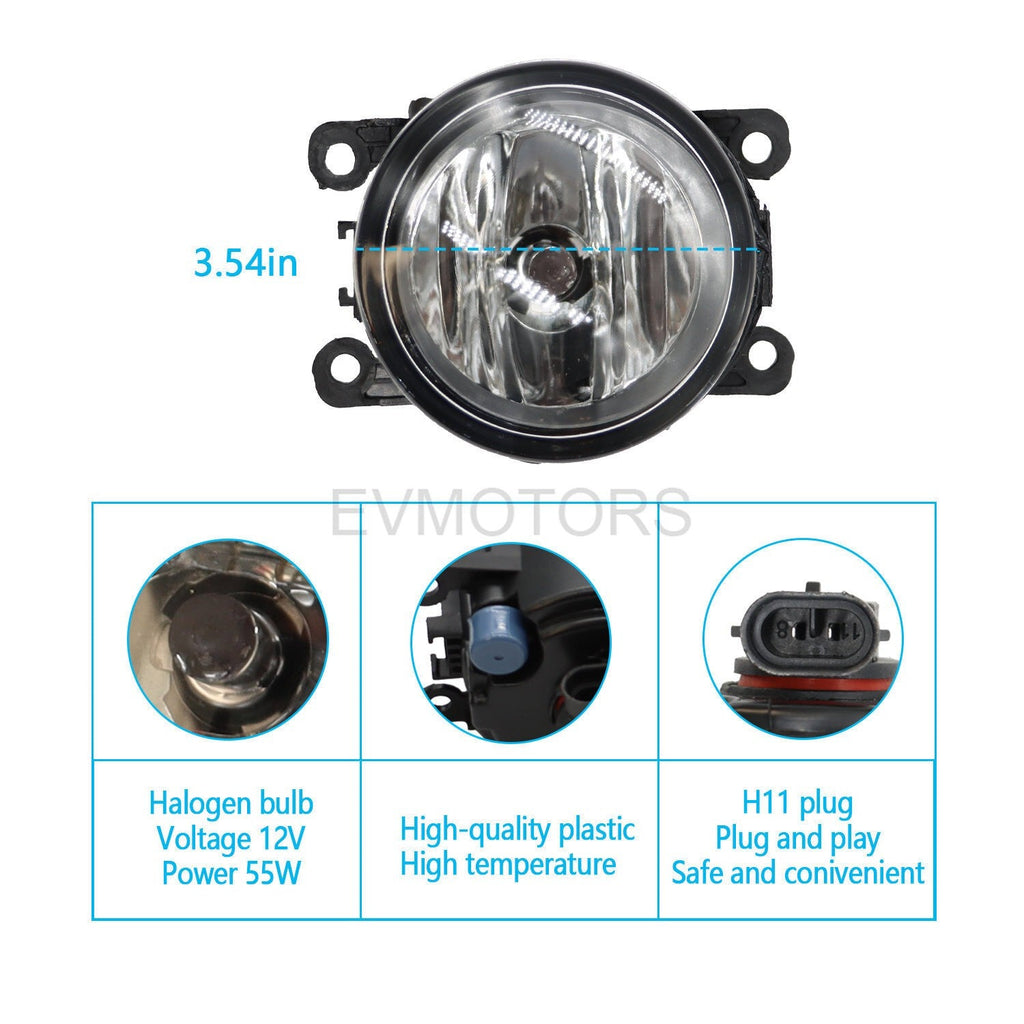 2pcs H11 110W Fog Light Driving Lamps Car Accessories Left & Right Side