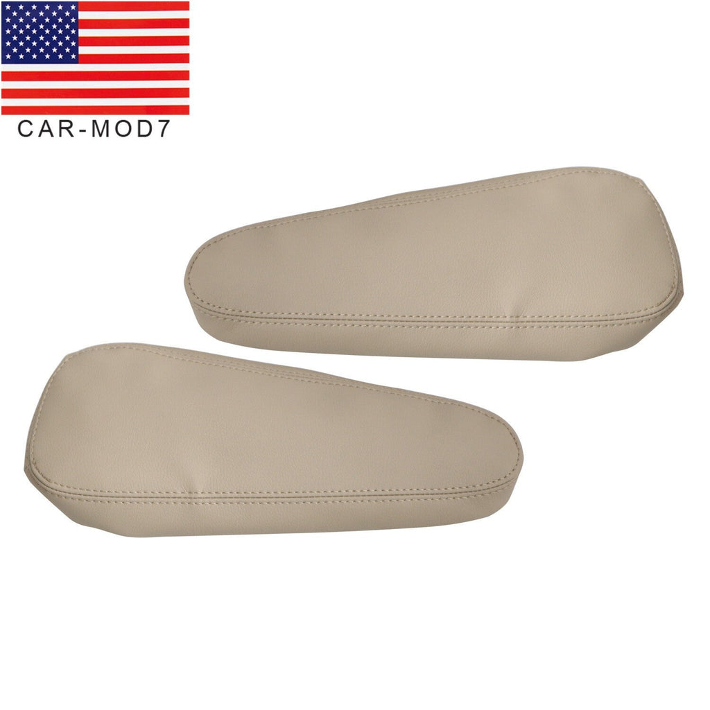 2pcs Beige Leather Armrest Covers for Lexus GX470 2003-2009 Seat Replacement