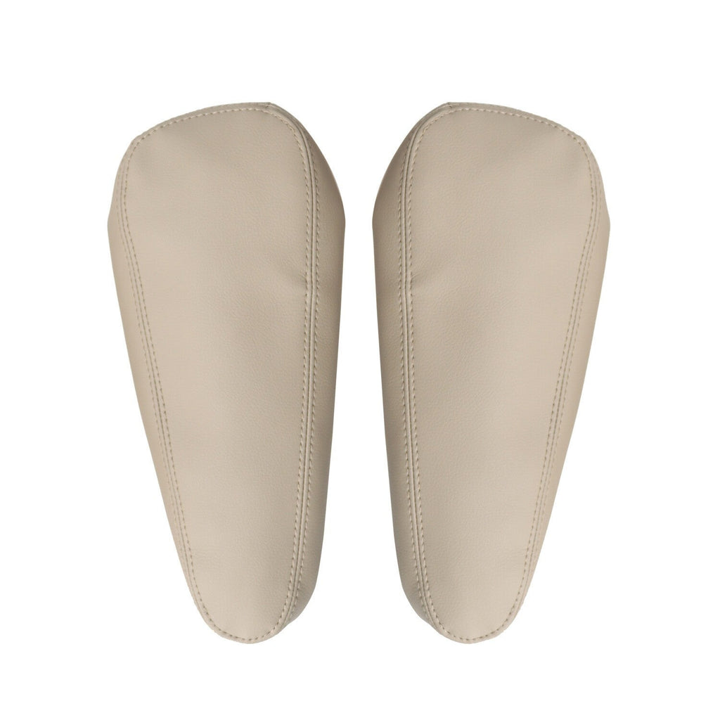 2pcs Beige Leather Armrest Covers for Lexus GX470 2003-2009 Seat Replacement