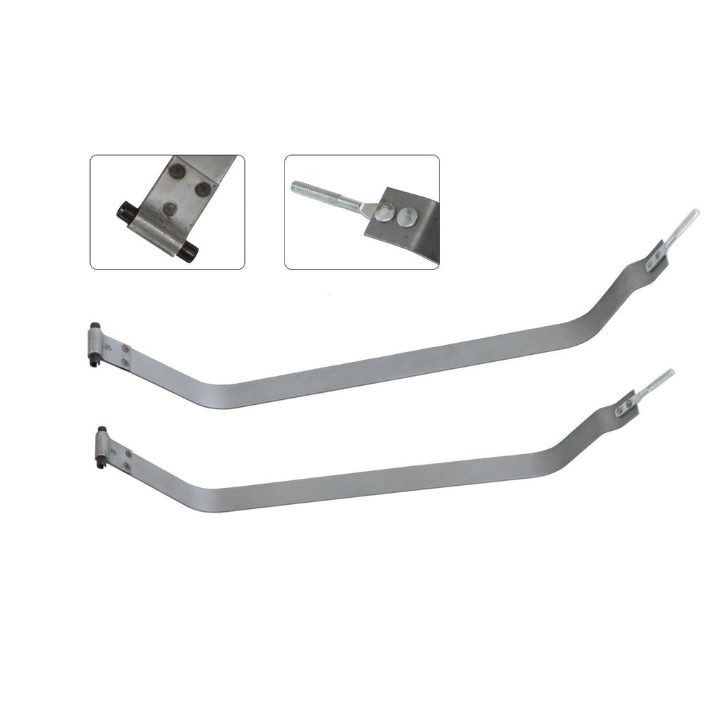 2pcs Fuel Tank Straps for Jeep Wrangler YJ 1987-95 L4 2.5L 4.0L 4.2L