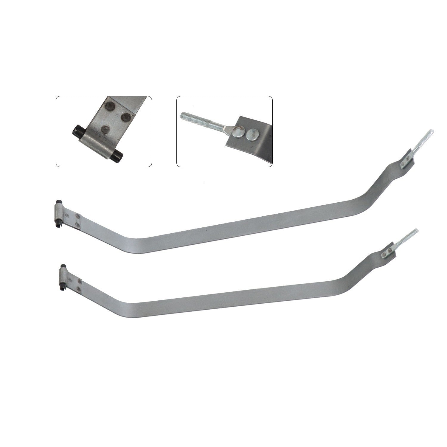 2pcs Fuel Tank Straps for Jeep Wrangler YJ 1987-95 L4 2.5L 4.0L 4.2L