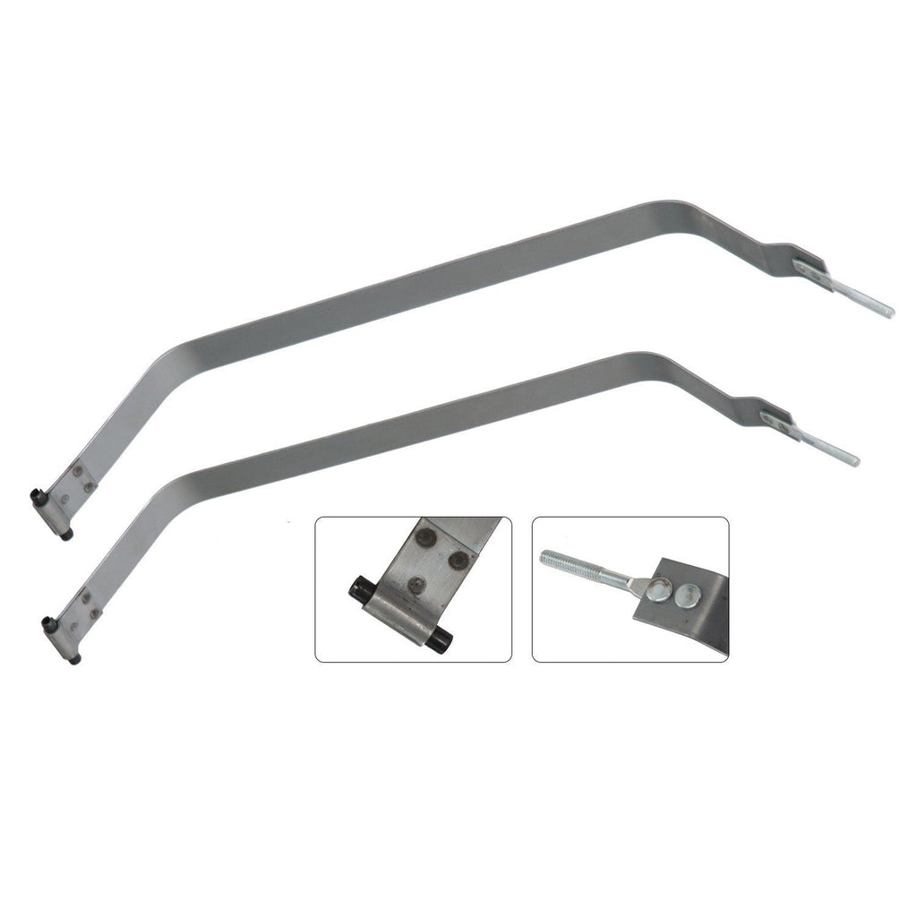 2pcs Fuel Tank Straps for Jeep Wrangler YJ 1987-95 L4 2.5L 4.0L 4.2L